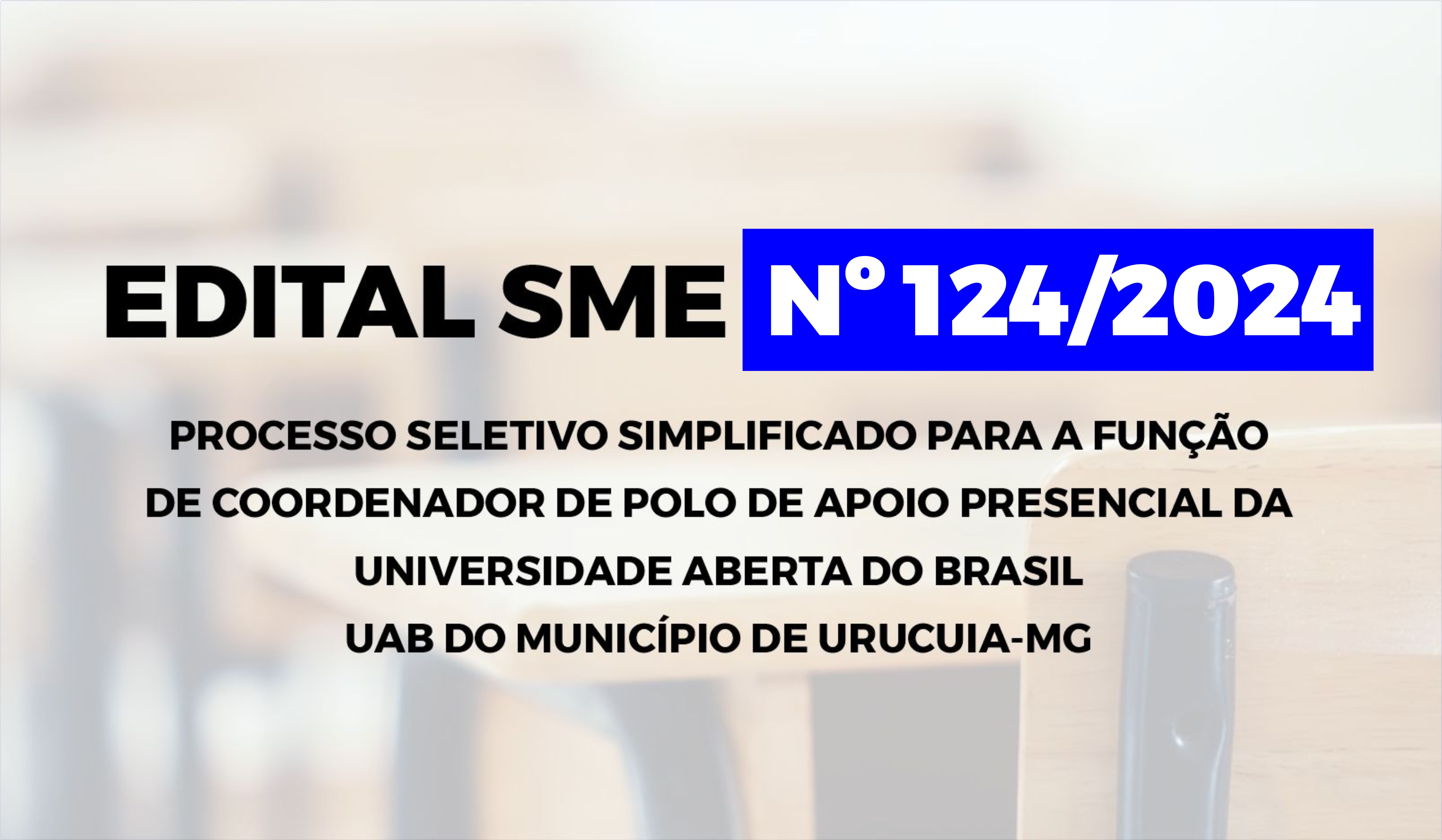 EDITAL SME Nº 124/2024